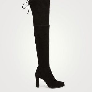Stuart Weitzman Highland Stretch Suede Over-The-Knee Boots